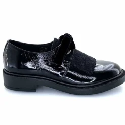 Elégant|Lacets<Myma Derbies 7819/00 Cuir Vernis Noir