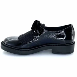 Elégant|Lacets<Myma Derbies 7819/00 Cuir Vernis Noir