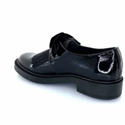 Elégant|Lacets<Myma Derbies 7819/00 Cuir Vernis Noir