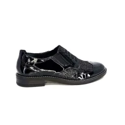 Masculin|Lacets<Myma Derbies 7009/00 Cuir Vernis Noir