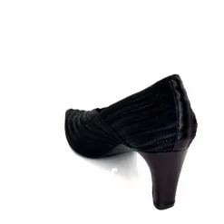 Soirée|Féminin<Ivoire0376 Escarpins à Rayures Ivoire 2111 Textile Noir