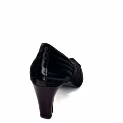 Soirée|Féminin<Ivoire0376 Escarpins à Rayures Ivoire 2111 Textile Noir