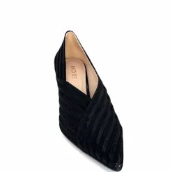 Soirée|Féminin<Ivoire0376 Escarpins à Rayures Ivoire 2111 Textile Noir