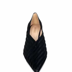 Soirée|Féminin<Ivoire0376 Escarpins à Rayures Ivoire 2111 Textile Noir