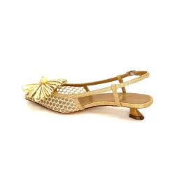 Escarpins<chantal Escarpins Bride Arrière 2211 Textile Raffia Beige