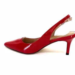 Soirée|Escarpins<Ivoire0130a Escarpins Bride Arrière Ivoire 8D5197 Vernis Rouge