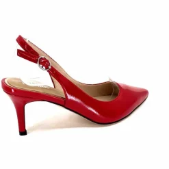 Soirée|Escarpins<Ivoire0130a Escarpins Bride Arrière Ivoire 8D5197 Vernis Rouge