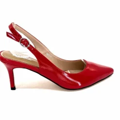 Soirée|Escarpins<Ivoire0130a Escarpins Bride Arrière Ivoire 8D5197 Vernis Rouge