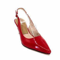 Soirée|Escarpins<Ivoire0130a Escarpins Bride Arrière Ivoire 8D5197 Vernis Rouge