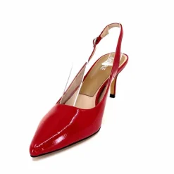 Soirée|Escarpins<Ivoire0130a Escarpins Bride Arrière Ivoire 8D5197 Vernis Rouge