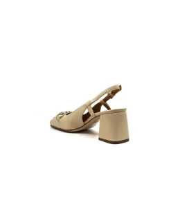 Elégant|Escarpins<Pedro Miralles Escarpins Bride Arrière 13879 Cuir Arce Beige