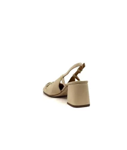 Elégant|Escarpins<Pedro Miralles Escarpins Bride Arrière 13879 Cuir Arce Beige