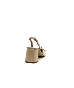 Elégant|Escarpins<Pedro Miralles Escarpins Bride Arrière 13879 Cuir Arce Beige