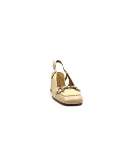Elégant|Escarpins<Pedro Miralles Escarpins Bride Arrière 13879 Cuir Arce Beige