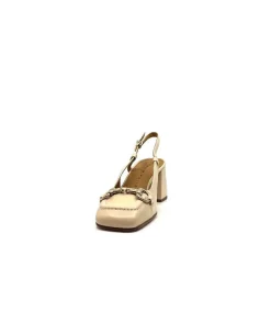 Elégant|Escarpins<Pedro Miralles Escarpins Bride Arrière 13879 Cuir Arce Beige