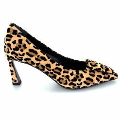 Animalier|Elégant<chantal Escarpins 2382 456C Daim Maculato Léo Camel