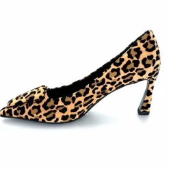 Animalier|Elégant<chantal Escarpins 2382 456C Daim Maculato Léo Camel
