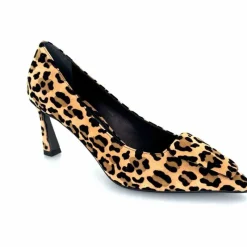 Animalier|Elégant<chantal Escarpins 2382 456C Daim Maculato Léo Camel