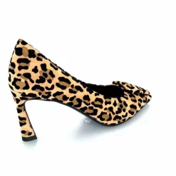 Animalier|Elégant<chantal Escarpins 2382 456C Daim Maculato Léo Camel