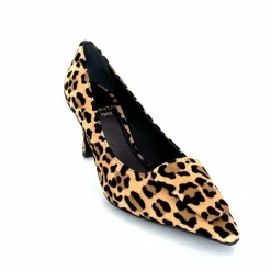 Animalier|Elégant<chantal Escarpins 2382 456C Daim Maculato Léo Camel