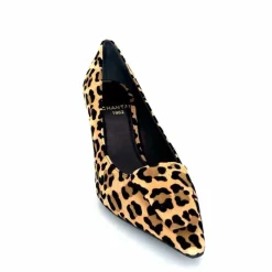 Animalier|Elégant<chantal Escarpins 2382 456C Daim Maculato Léo Camel