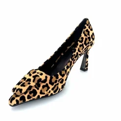 Animalier|Elégant<chantal Escarpins 2382 456C Daim Maculato Léo Camel