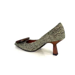 Féminin|Fantaisie<chantal Escarpins 2178 Textile Vert