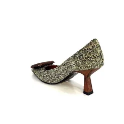 Féminin|Fantaisie<chantal Escarpins 2178 Textile Vert