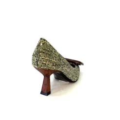 Féminin|Fantaisie<chantal Escarpins 2178 Textile Vert