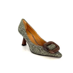 Féminin|Fantaisie<chantal Escarpins 2178 Textile Vert