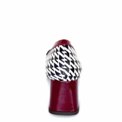 Fantaisie|Escarpins<Chie Mihara Escarpins Vilana Cuir Blanc Bordeau Noir