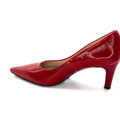 Soirée|Féminin<Ivoire0376 Escarpins Ivoire 2100 Cuir Vernis Rouge