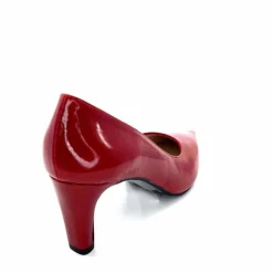 Soirée|Féminin<Ivoire0376 Escarpins Ivoire 2100 Cuir Vernis Rouge