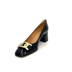 Elégant|Escarpins<Ivoire0347b Escarpins Ivoire Ch732 Cuir Vernis Noir