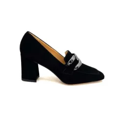 Talon|Elégant<Ivoire0347b Escarpins Ivoire Ch658 Daim Noir