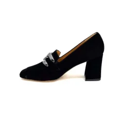 Talon|Elégant<Ivoire0347b Escarpins Ivoire Ch658 Daim Noir