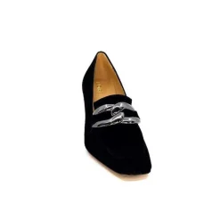 Talon|Elégant<Ivoire0347b Escarpins Ivoire Ch658 Daim Noir