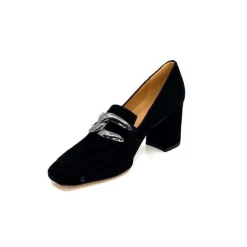 Talon|Elégant<Ivoire0347b Escarpins Ivoire Ch658 Daim Noir