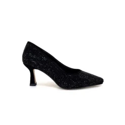 Soirée|Escarpins<Pedro Miralles Escarpins 25626 Daim Et Strass Noir