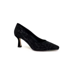 Soirée|Escarpins<Pedro Miralles Escarpins 25626 Daim Et Strass Noir