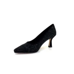 Soirée|Escarpins<Pedro Miralles Escarpins 25626 Daim Et Strass Noir