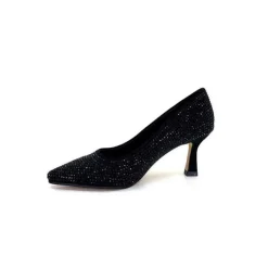 Soirée|Escarpins<Pedro Miralles Escarpins 25626 Daim Et Strass Noir