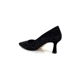 Soirée|Escarpins<Pedro Miralles Escarpins 25626 Daim Et Strass Noir