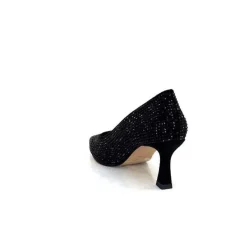 Soirée|Escarpins<Pedro Miralles Escarpins 25626 Daim Et Strass Noir