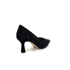 Soirée|Escarpins<Pedro Miralles Escarpins 25626 Daim Et Strass Noir