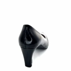 Talon|Soirée<Ivoire0376 EscarpinsIvoire 2100Cuir Vernis Noir