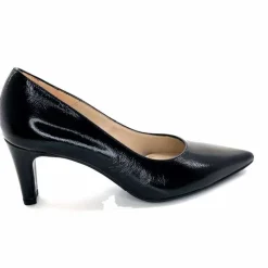 Talon|Soirée<Ivoire0376 EscarpinsIvoire 2100Cuir Vernis Noir