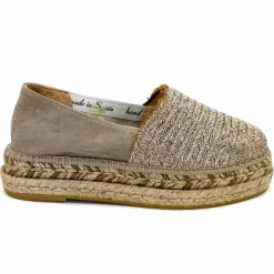 Vacances|Espadrilles<Gaimo Espadrilles Clarion Métal Plata Taupe