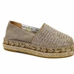 Vacances|Espadrilles<Gaimo Espadrilles Clarion Métal Plata Taupe