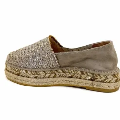 Vacances|Espadrilles<Gaimo Espadrilles Clarion Métal Plata Taupe